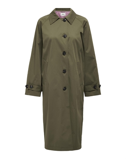 Only - ONLEja Orchid Button Life Jacke - Stone Gray